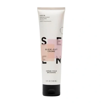 Image of SEEN Blow Out Creme Non Comedogenic &amp; Sulfate Free Hair Cream Reduces Frizz Heat Protectant Safe for Sensitive, Eczema Acne Prone Skin