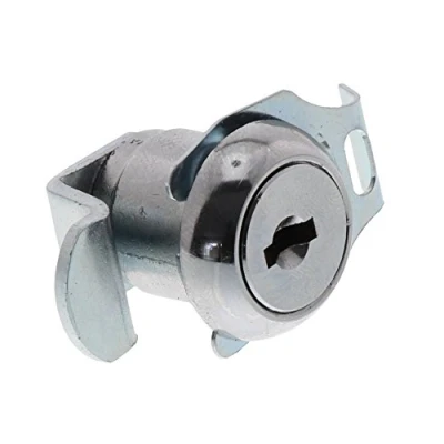 Image of Burg Wächter Cylinder for Letterboxes Lever Lock Material Thickness of 1 mm to 2 Chrome Plated, ZBK 73 SB