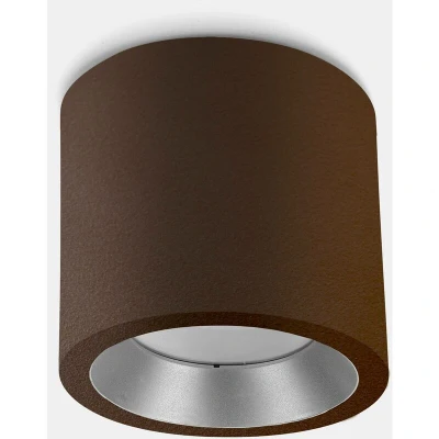 Image of Cosmos Outdoor LED Surface Mounted Ceiling Light Brown 16.8cm 2526lm 3000K IP65