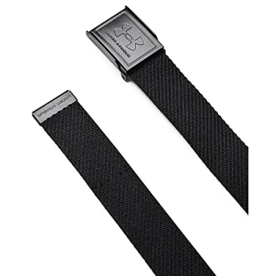 Image of Under Armour Boy&#039;s Webbing Belt, Black, Standard Size