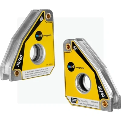 Image of Mini MAG, Welding Squares, Multi Angle: 30, 60, 45, 90, Magnetic Pull Force: 25 Lbs, Dimension: 2 5/16&quot; X 2&quot;, Tig Welding, Fabrication MS346AT, Strong Hand Tools