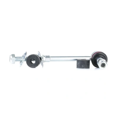 Image of 4475005001, 4475005002, S4475005000 Anti roll bar link FEBI BILSTEIN 41615 171mm M10 x 1,25 with bearings, nuts washers Steel silver