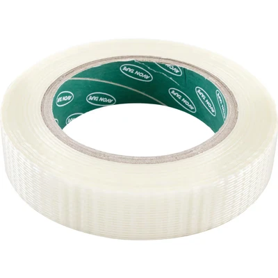 Image of Avon Cross Weave Clear Polypropylene Filament Tape 25mm x 50m