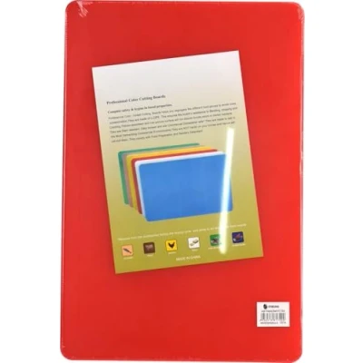 Image of Professional Large Chopping Board Catering Food Prep Cutting Commercial Kitchens 45 * 30cm (Red)