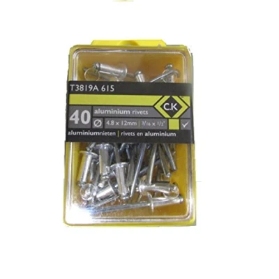 Image of C.K Pop Rivets Aluminium 4.8x12mm Box of 40