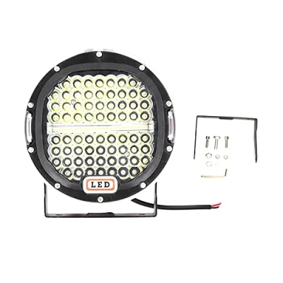 Image of Bediffer LED Headlights Spotlights, 300W 7in Round Spot Lamp 30000LM 6000K High Brightness Spotlights IP68 Water proof for Car Truck ATV