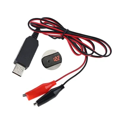 Image of LEXIANG Universal QC3.0 USB to 5V 6V 8.4V 12V AA AAA 9V Battery Eliminator Can Replace 4 8pcs Batteries Adjust Voltage Power Supply Cable