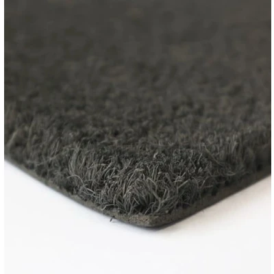 Image of COBA EUROPE Heavy Duty Coir Entrance Matting Natural, Black and Grey 17mm (Grey, 1m x 0.4m (1000mm 400mm))