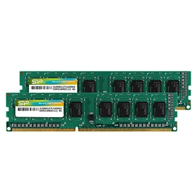 Image of Silicon Power DDR3 16GB (2 x 8GB) 1600MHz (PC3 12800) 240 Pin CL11 1.35V / 1.5V Unbuffered UDIMM PC Computer Desktop Memory Module Ram Upgrade