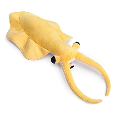 Image of lilizzhoumax Simulation Cambrian Ancient Organism Nectocaris Pteryx Plush Toy 43cm/17 Realistic Stuffed Animal Wild Sea Creature Gift for Kids