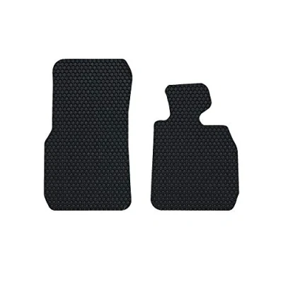 Image of Nicoman Hex Fully Tailored Car Mats Fit (2013 2018 3 Series F30/F31 Saloon/Estate) (Front Set 2 Piece,Black)