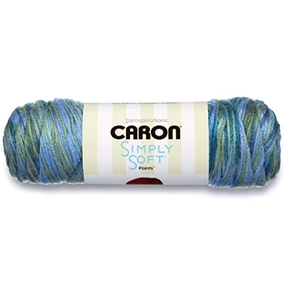 Image of Caron Simply Soft, 141g, Spring Brook,7.8 x 24.3 7.8 cm