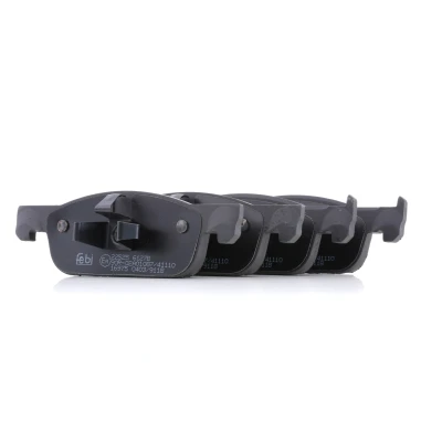 Image of 410604682R, 410605536R Brake pad set FEBI BILSTEIN 16975 Front Axle with piston clip RENAULT: Clio 4, DACIA: SANDERO 2, LOGAN MCV 2