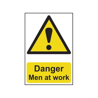 Image of Spectrum Industrial Danger Men AT Work PVC (200 x 300mm)