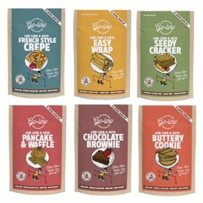 Image of GO Low Value Bundle 6 Keto and Carb Baking Mixes Gluten free sugar Paleo Vegan Friendly Wheat