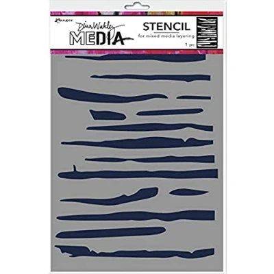 Image of DINA WAKLEY Media Stencils Lines, One Size