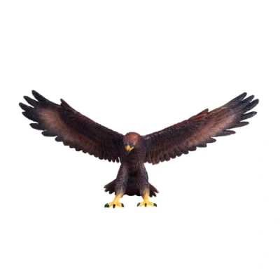 Image of MOJO Golden Eagle Hand Painted Toy Figure Wildlife Collection True to Life &amp; Highly Detailed Designed in UK