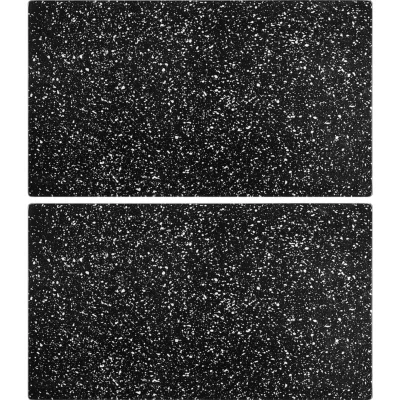Image of vidaXL Chopping Boards 2 pcs with Granite Pattern Tempered Glass