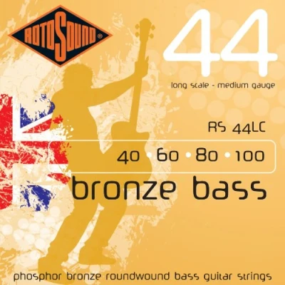 Image of Rotosound RS 44 Acoustic Bass Bronze Phosp. Set 4 string Medium 40 100 RS44LC