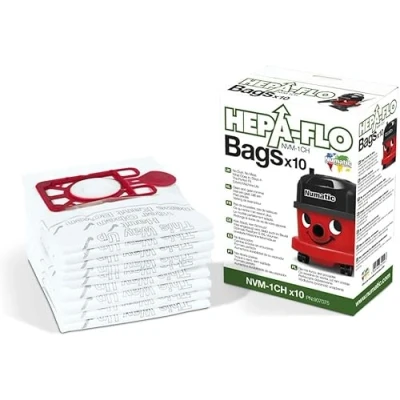 Image of GENUINE Numatic Henry Hetty NVM 1CH HepaFlo Vacuum Cleaner Dust Bags Pack Of 10 604015 907075