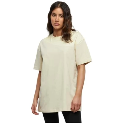 Image of Build Your Brand Women&#039;s Oversized Boyfriend Tee Sand M