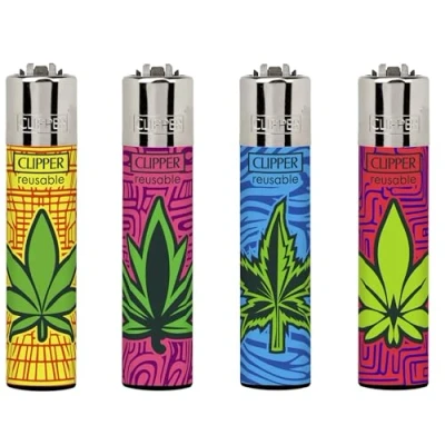 Image of ksp partners ltd e commerce 4 X CLIPPER LIGHTERS (WEED BROSS)