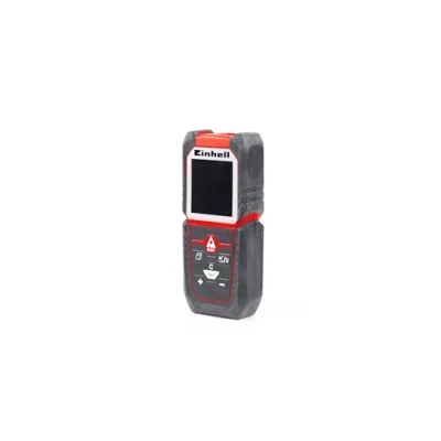 Image of Einhell 2270080 TC LD 50 Laser Measure Device Digital Distance Tape Meter, Tool For Measurement Of Lengths, Areas and Volumes With Pitch Function Measuring Spacings Includes Storage Case, Red, 12.0 cm*5.2 cm*2.5 cm