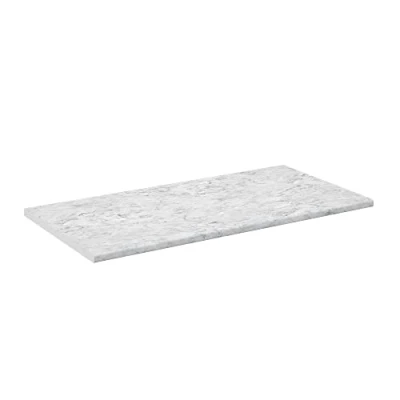 Image of Vicco Kitchen countertop Raul, White marble, 120 cm