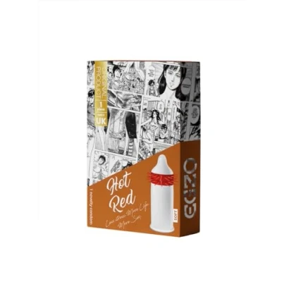 Image of EGZO toy condoms Hot Red