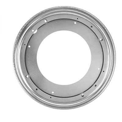 Image of Lazy Susan 12 inch Galvanized Rotating Bearing Turntable 100kg/220lb Load Capacity