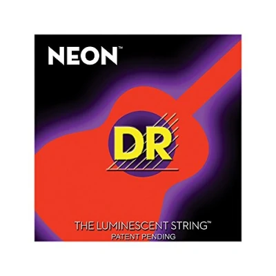 Image of DR Strings Hi Def Neon Orange Acoustic Medium Lite