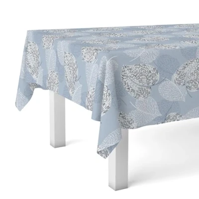 Image of Martina Home Tablecloth oilcloth SIL Blue 300 x 140 cm