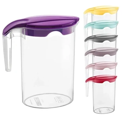 Image of Quality Plastic 1.75 Litre Multi Purpose Jug with Lid in Green