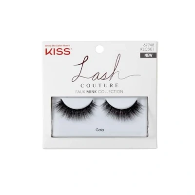 Image of KISS Lash Couture Faux Mink Collection 1 Pair of False Lashes, Gala, Ultrafine, Tapered, Synthetic Fake Lashes includes Glue