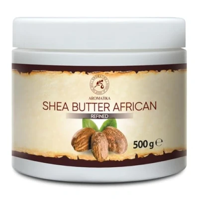 Image of Shea Butter 500g Refined 100% Pure &amp; Natural African Ghana Best for Hair Skin Lip Face Body care Karite