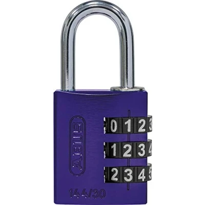 Image of ABUS 144/30 combination lock with large numbers., 80794