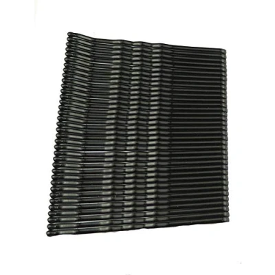 Image of Girls Ladies Set of 36 Black 4.5cm Hairdresser Styling Kirby Hair Grips Pins
