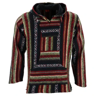 Image of LOUDelephant Brushed Cotton Baja Hoodie Black &amp; Red (XX Large)