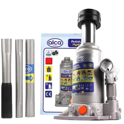 Image of alca Hydraulic Car Bottle Jack Lifting Stand With Rubber Pad For Van Campervan (2 Ton 431000+RS)