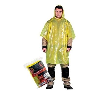 Image of Reis PONCHO F_Y Protective Rainproof Poncho, Yellow, Uni Size, Pack of 20