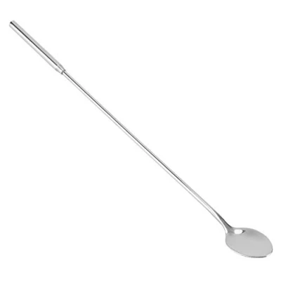 Image of 1Pc Bar Mixing Spoon Stainless Steel Teardrop with Long Hanlde Drink Cocktail Stirrer Spoons 12.5 Inch