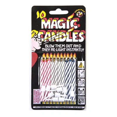 Image of JOKE: MAGIC CANDLES PACK OF 10