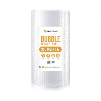 Image of Bubble Wrap for Moving House Air Cushioning Roll Packing and Shipping small bubbles (300mm x 5m, 2, Pack)