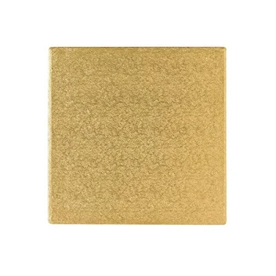Image of Culpitt 16&quot; (406mm) Cake Board Square Gold Fern single