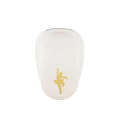 Image of Vaessen Creative Craft Paper Punch Ballerina 2,5 x 1,3 cm Circle Cutter for Crafting and Card Making