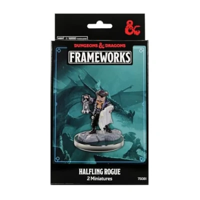 Image of WizKids D&amp;D Frameworks: Male Halfling Rogue Unpainted and Unassembled