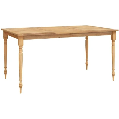 Image of vidaXL Folding Bar Table 90x65x105 cm Solid Wood Teak