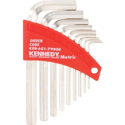 Image of Kennedy 1.5 10mm C/V Hexagon Wrench Set (9 Piece)