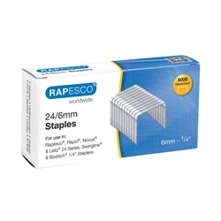 Image of Rapesco 24/6mm Staples (5000 Pack) S24602Z3