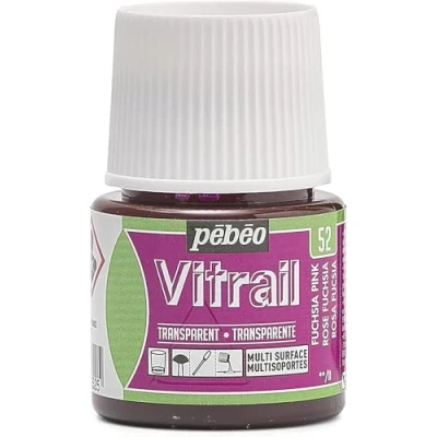 Image of Pebeo VITRAIL 45ml Paint, Fushia Pink